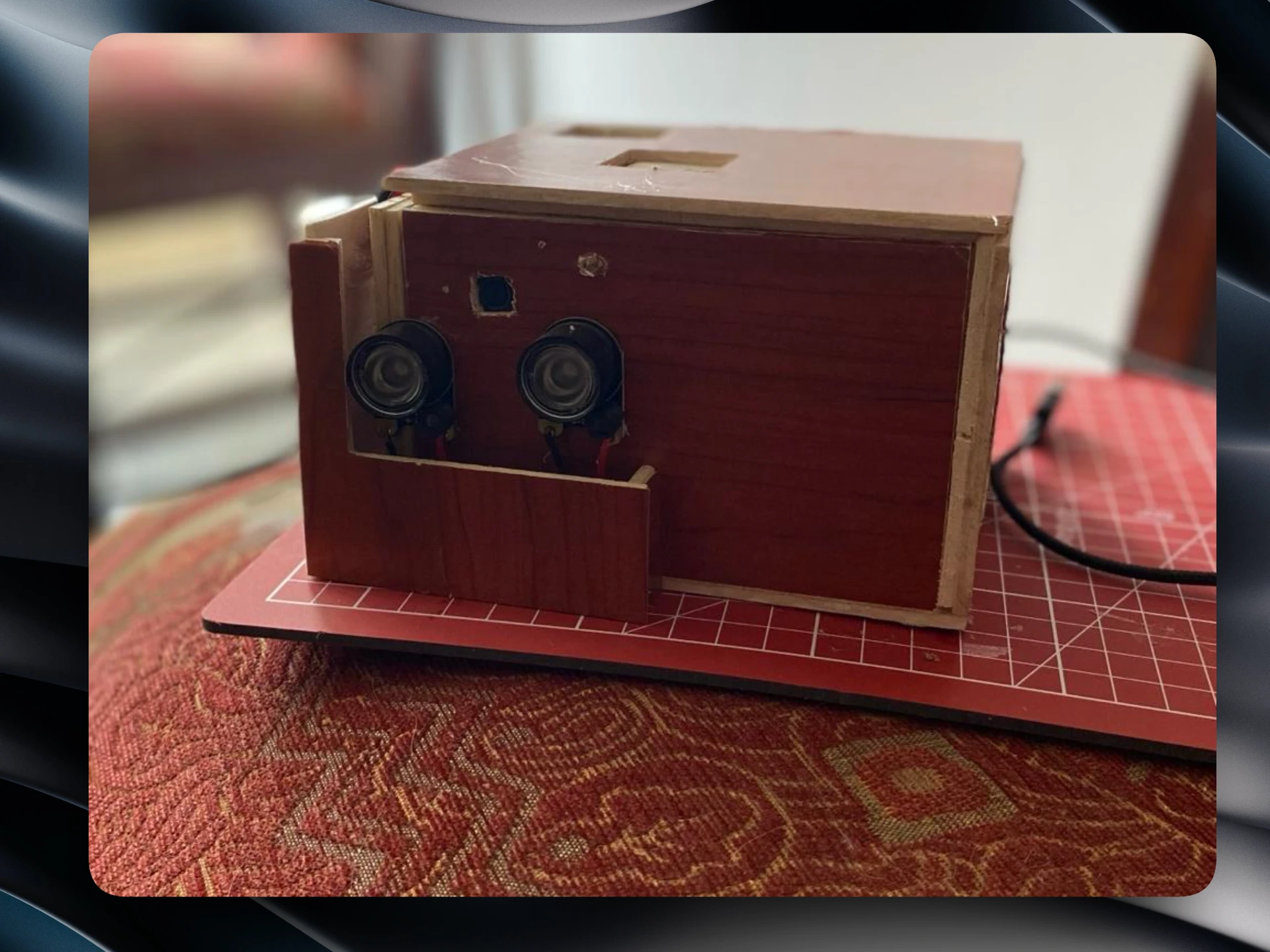 Assembled VIDDS driver-drowsiness detection prototype